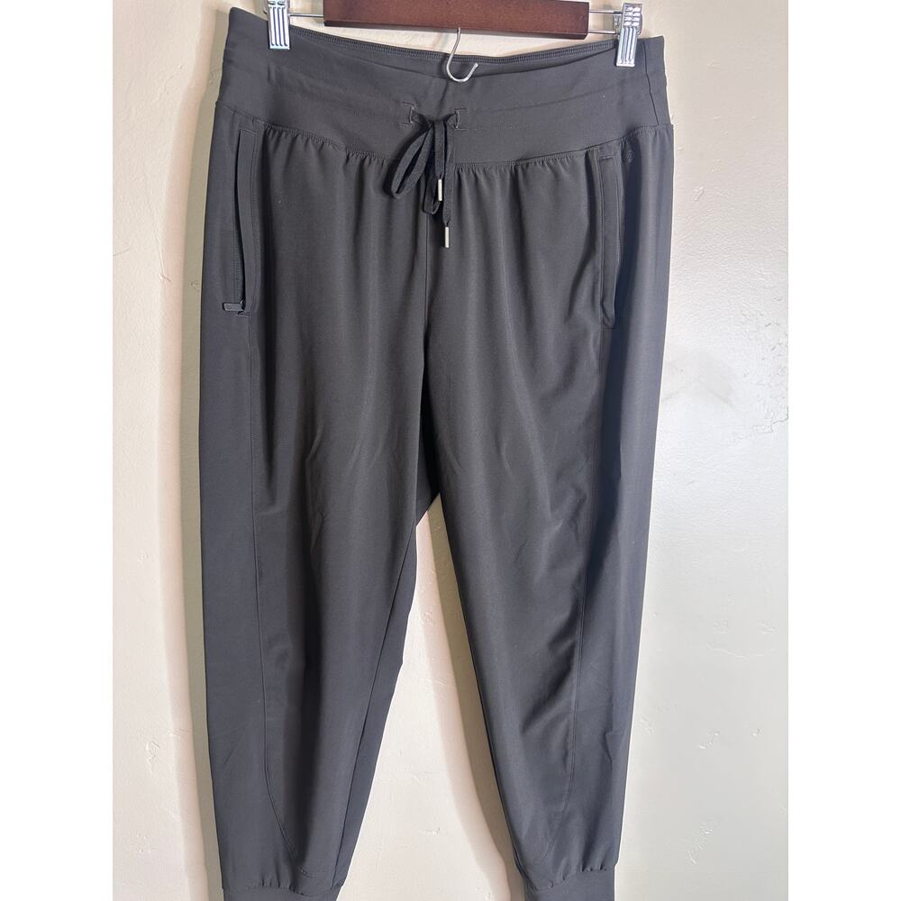 Calia Dark Brown Nyluxe Jogger Pants Medium - Picture 3 of 7